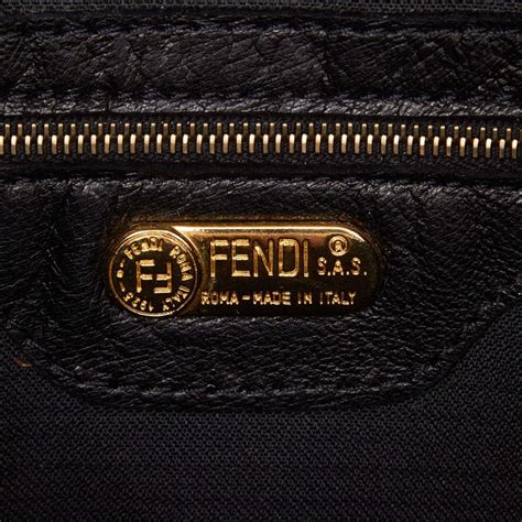 vintage black fendi bags|pre owned fendi bag.